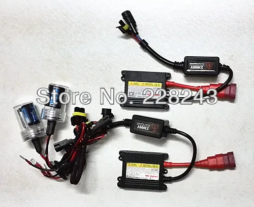 2 компл./лот высокое качество HID комплект H1 H3 H4 H7 H8 H9 H10 H11 H13 H16 9005 9006 880 D2 5202 9004 9007 12