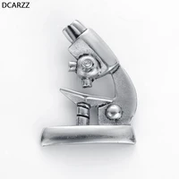 vintage microscope pin science and lab brooches medical jewelry gift for scientistsscience teacher collar accessories wholesale