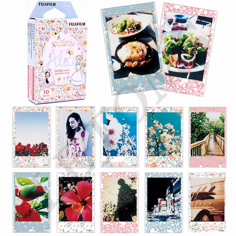 Fujifilm 20 листов Instax Мини-Новый Alice + жизни цвет мгновенных Фильм фотобумага для Mini 8 7