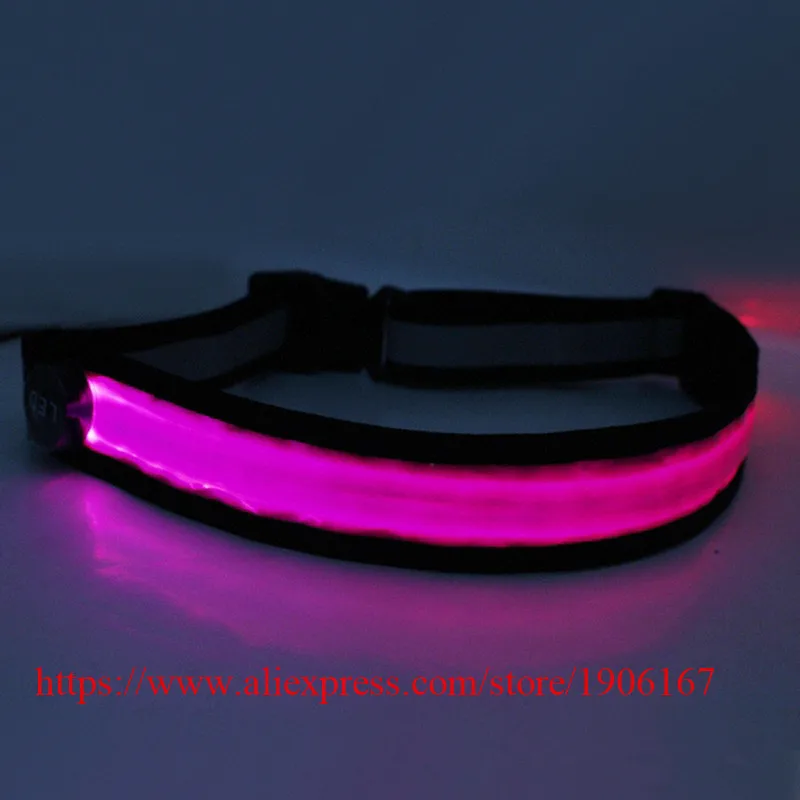 Модный мужской и женский Светящийся Пояс со светодиодной подсветкой