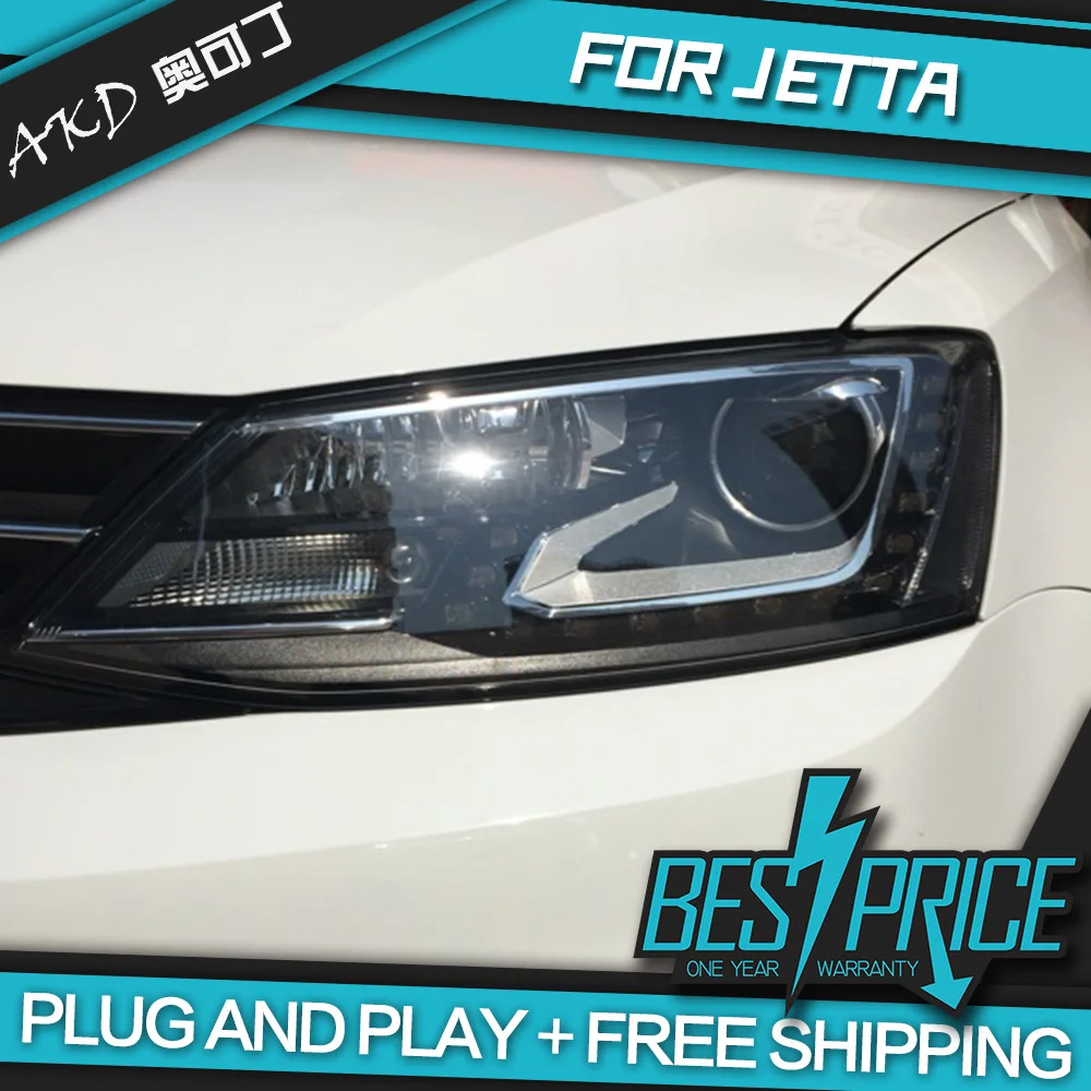 Автомобильный Стайлинг для VW Jetta MK6 фары 2012 2018 светодиодный задний фонарь DRL