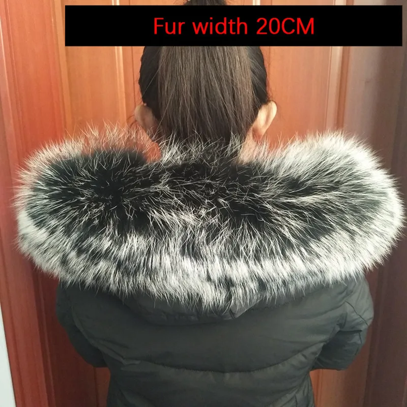 Женские зимние шарфы из натурального меха енота, модные шарфы из меха енота, шарфы, большие размеры, шаль