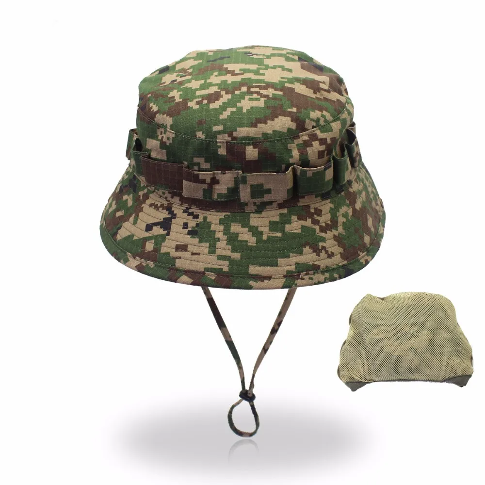 Мужская Солнцезащитная шляпа bionic jungle летняя дышащая камуфляжная Панама с