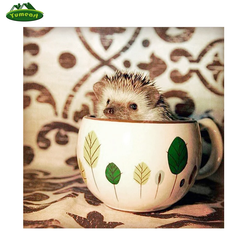 5D DIY милый Ежик мозаика Алмазная Картина Вышивка крестом Полная площадь