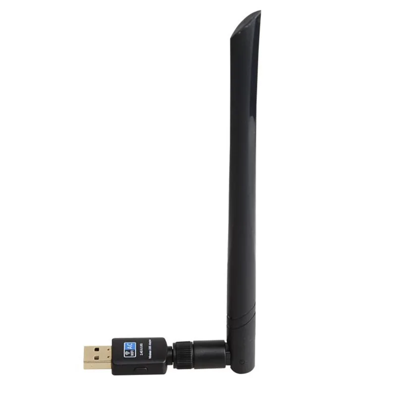 Двухдиапазонный usb-адаптер Chielecna 600 Мбит/с AC600 2 4 ГГц 5 8 ггц Wifi с антенной ПК