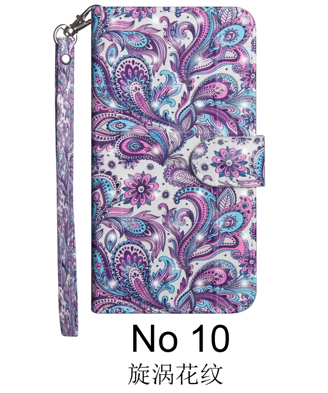 NO 10 Кожаный чехол для телефона samsung Galaxy J2 Core откидная крышка для samsung J2 Core SM-J260F SM-J260F/DS 3D чехол-кошелек с рисунком - Цвет: NO 10
