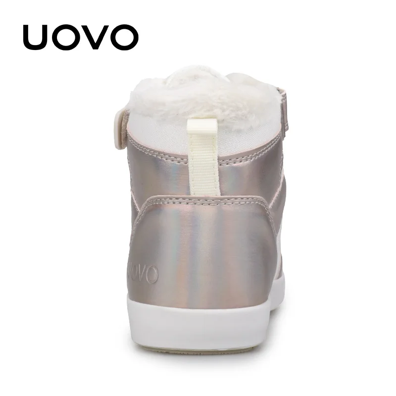 Kids Girls Shoes Flat Rubber Sneakers UOVO New Arrival Children Warm Winter Walking Casual Eur size #30-37 | Детская одежда и