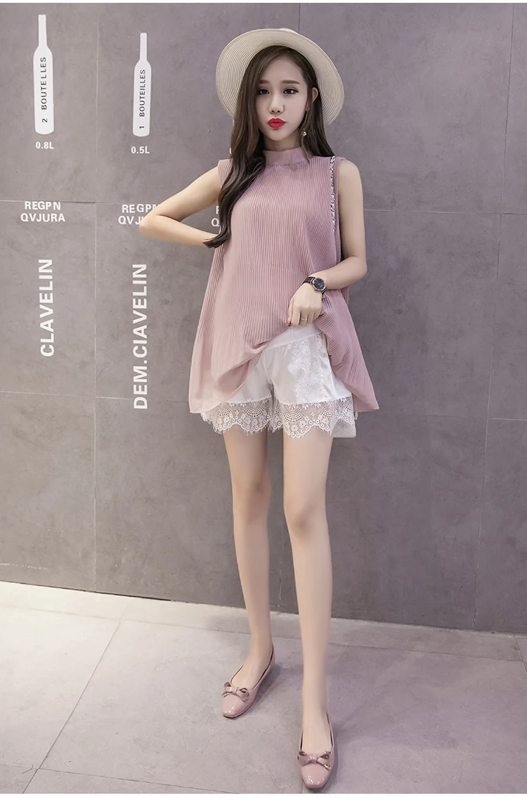 Одежда для беременных 2019 летняя одежда Для женщин шифоновый топ без рукавов с