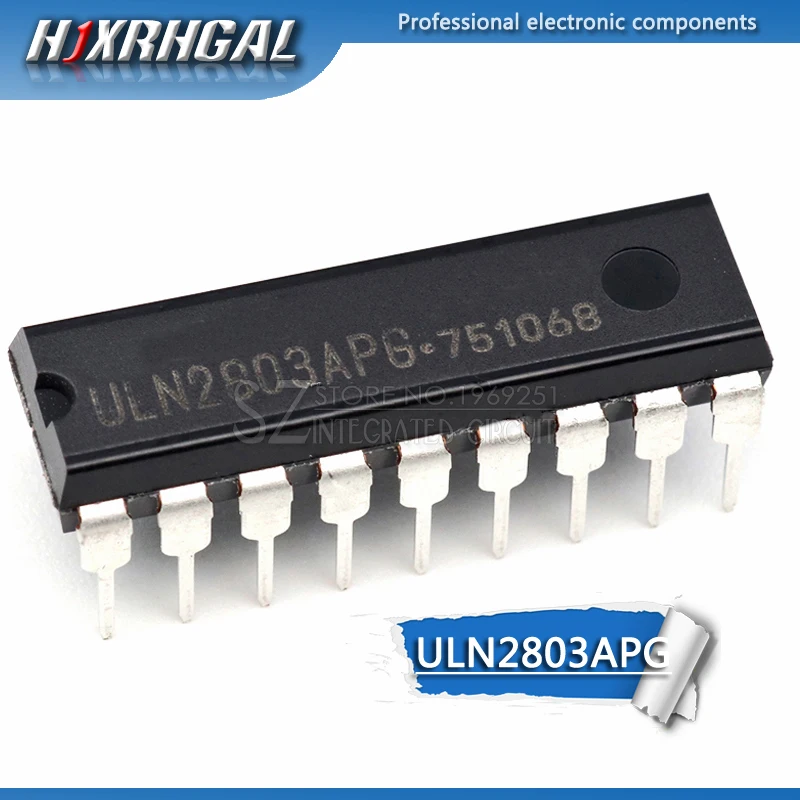 10 шт. транзисторы ULN2803APG ULN2803 ULN2803A ULN2803AP DIP 18 ULN2803AN darlton|Интегральные схемы| |