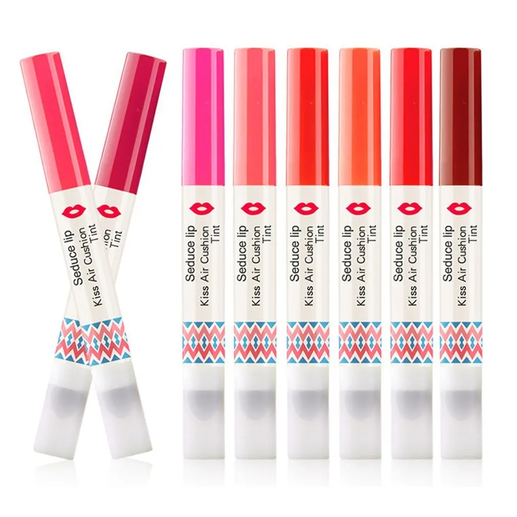 Двухсторонняя губная помада матовая щека ручка удобная водостойкая стойкая