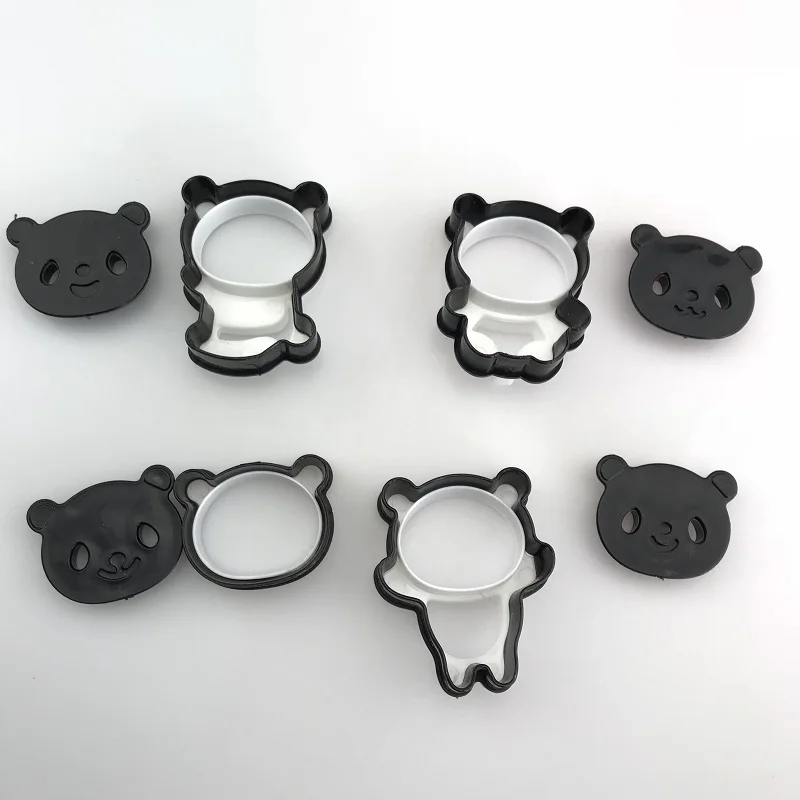 4 шт./компл. симпатичная форма для печенья в форме медведя панды Пластиковая