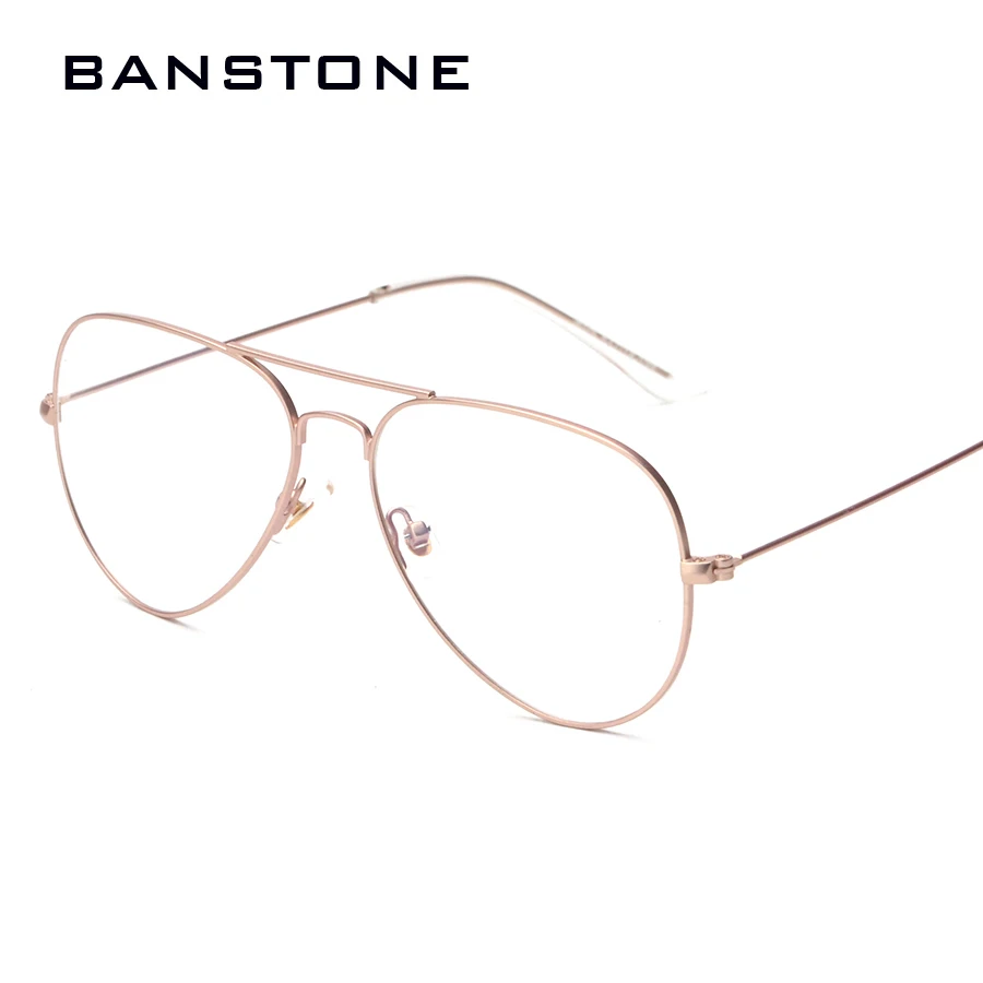 Очки авиаторы BANSTONE в металлической оправе для мужчин и женщин классические очки