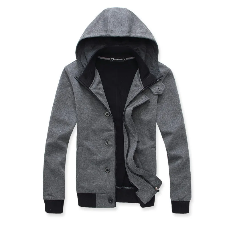 Fashion men coat of cultivate one's morality leisure men's fleece han edition hooded cardigan male | Мужская одежда