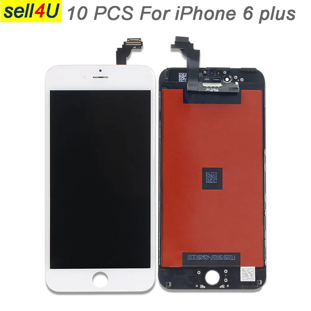 ЖК экран для iPhone 6 plus 10 шт./лот дисплей класса A +++ с сенсорным экраном замены iphone