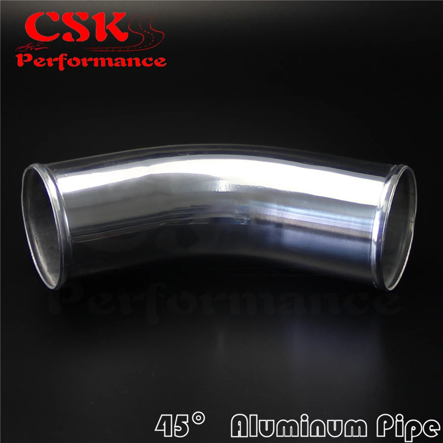45 градусов 76 мм 3 &quotдюймовый Алюминиевый интеркулер Впускной трубопровод труба