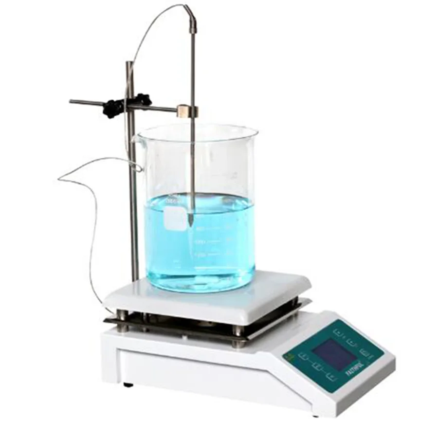 Free shipping SH-II-4C Laboratory Magnetic Stirrer with Heating Hotplate Blender mixer Temperature LCD Digital Control Display | Канцтовары