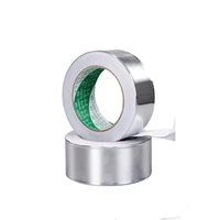 1 roll thick aluminum foil tape sliver color fit for water pipe sealing waterproof tape trapping tape repair diy tin foil tape