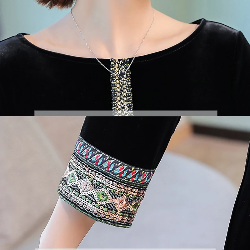 Бархатный облегающий комплект из 2 предметов женские Подиумные штаны размера