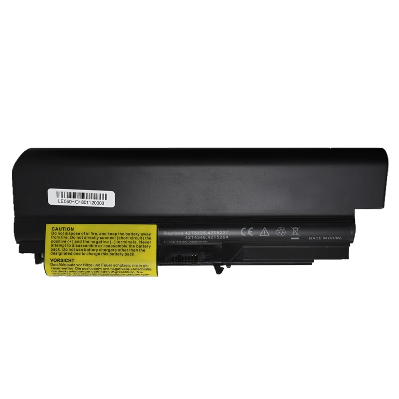 HSW 7800mAH батарея для IBM lenovo ThinkPad R400 T400 R61 T61 R61i 42T4533 42T5265 42T4530 42T4532 42T4548 42T4645 42T5262 |