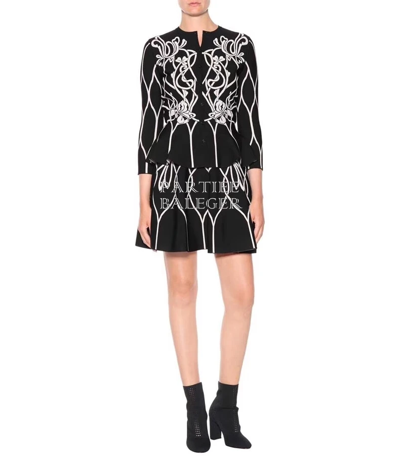 Новое поступление 2019 года шикарный жаккардовый бандаж знаменитости для