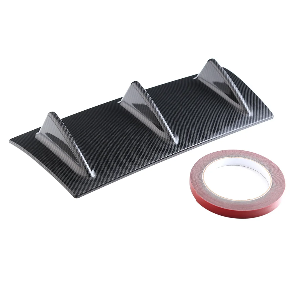 Универсальный диффузор губа на задний бампер ABS акульих плавников шасси