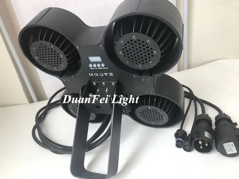 2pcs Aluminum stage led cob blinder dmx white warm 4x100w outdoor audience lightings | Лампы и освещение