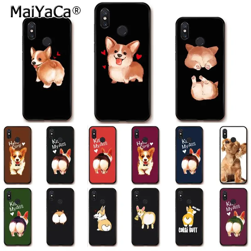 MaiYaCa сексуальный мультфильм собака задница супер милая корги телефонный чехол