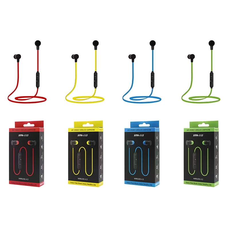 Shengtena Bluetooth наушники беспроводные для телефона с шейным ремешком Спортивная