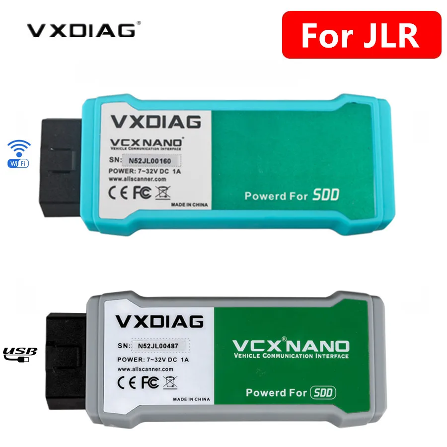VXDIAG VCX NANO автоматический диагностический программатор V143 с поддержкой wifi все протоколы дизельные/бензиновые автомобили для Land Rover/Jaguar