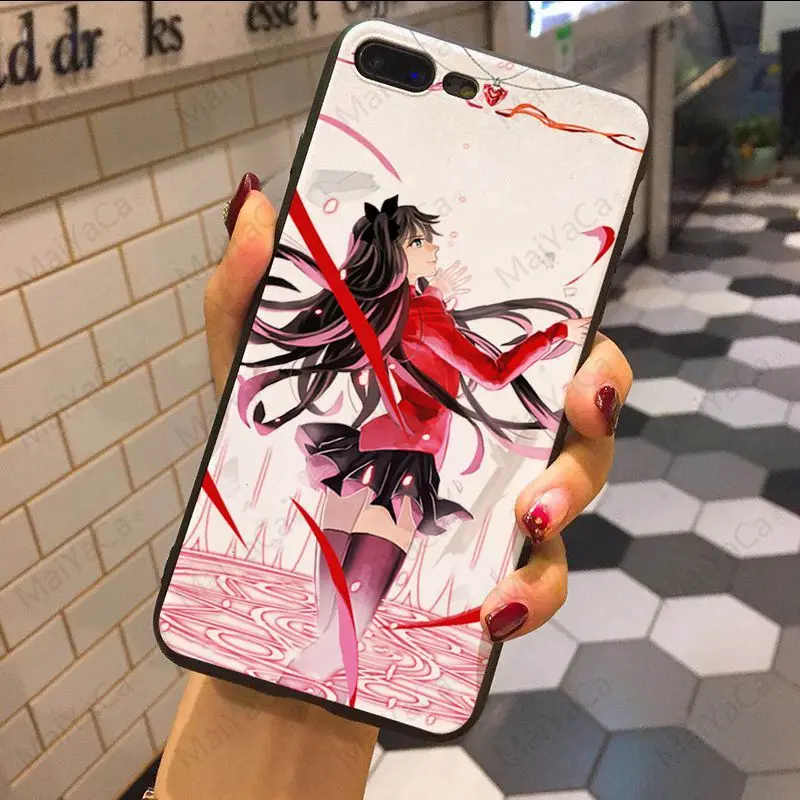 MaiYaCa Fate Stay Night Rin Tohsaka& Archer роскошный ТПУ резиновый чехол для телефона для iphone X XSMax XR XS 7 8plus 5 5S 6s 6s Plus - Цвет: 8