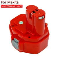 pa14 power tools rechargeable battery 3 0ah ni cd for makita 14 4v cordless drills screwdriver battery 1420 1433 1434 1435 6337d