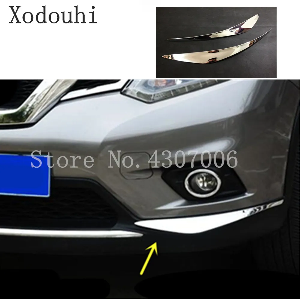 2 шт. защитные накладки на углы переднего бампера для Nissan X-Trail XTrail T32/Rogue 2014 2015 2016 |