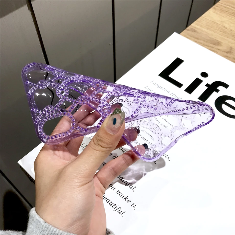 Cute 3D Bee Pattern Case ON THE For iphone XS MAX 6s 7 8 Plus X TPU Soft Back Cover XR Phone Housing Protective |