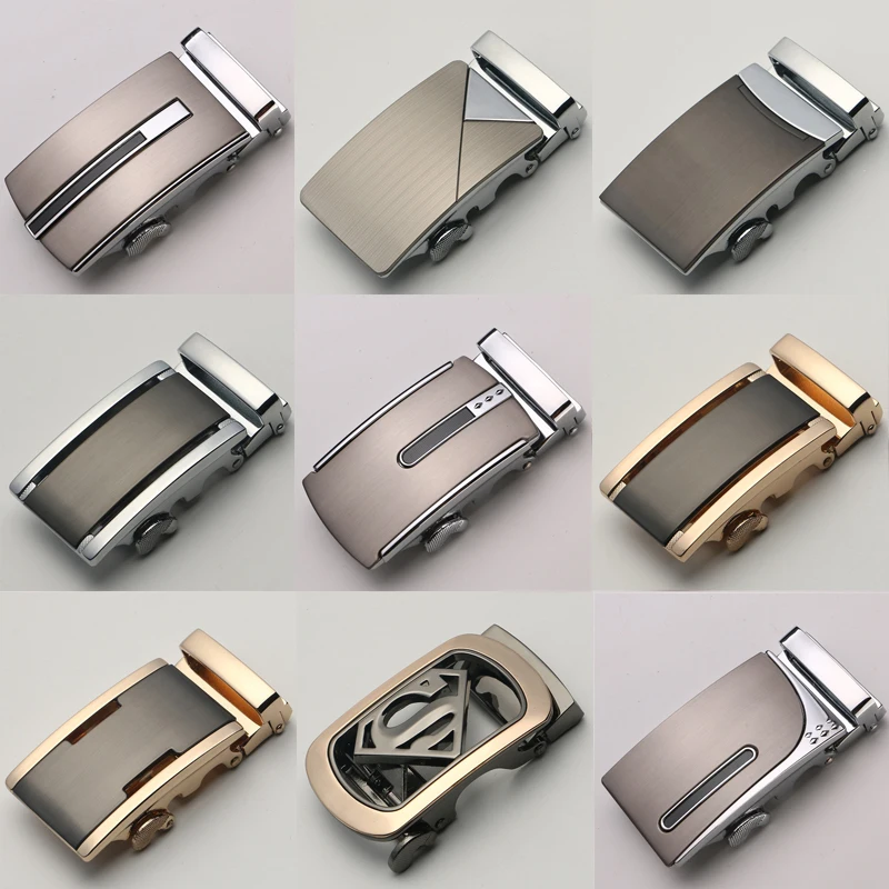 3.5cm Width Luxury Brand Designer Men Belt Buckle Luxury Quality Designer Belt Mens Accessories Silver Gold Belt Buckle