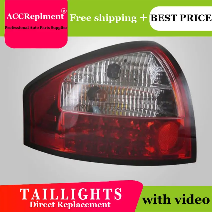 

2PCS Car Styling for Audi A6 Tail Lights 2000-2004 for A6 LED Tail Lamp+Turn Signal+Brake+Reverse LED light