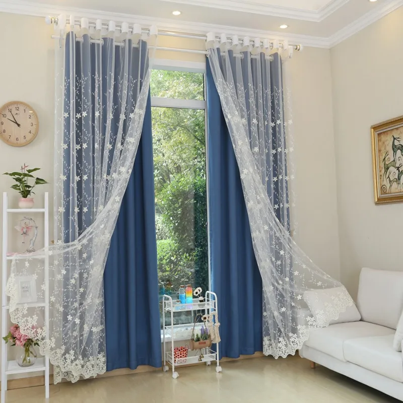 Молочные тюлевые шторы с вышивкой для гостиной спальни|embroidery curtain|bedroom curtainscurtain
