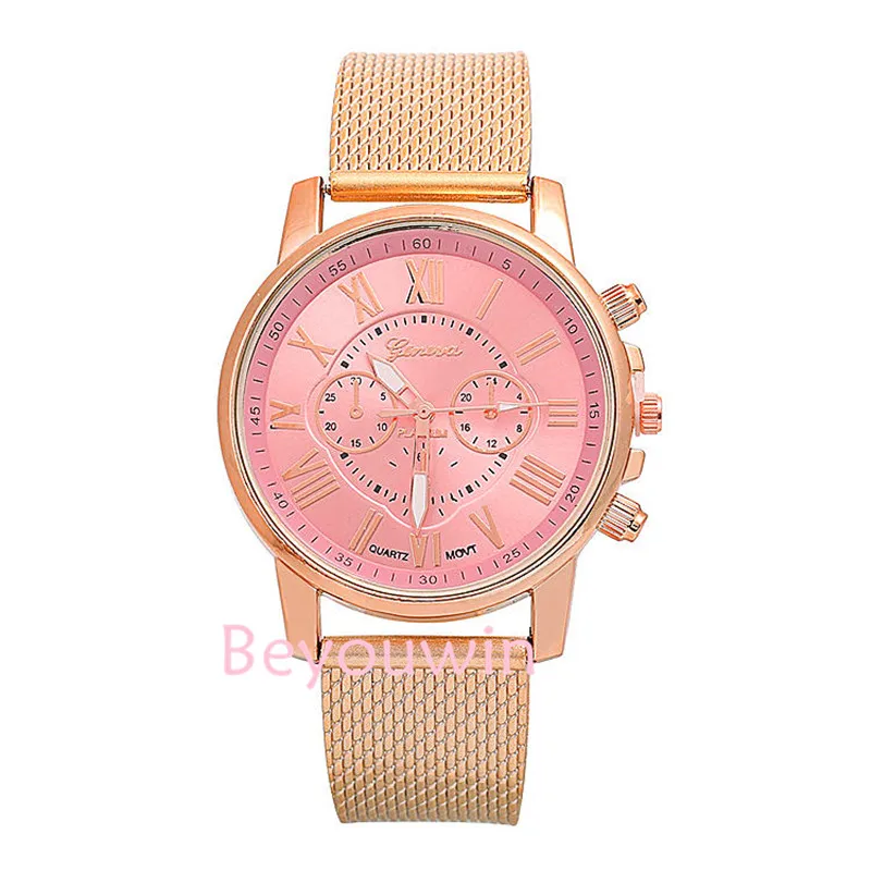 100 шт./лот модные туфли лодочки особой циферблат лента из ПВХ женские часы