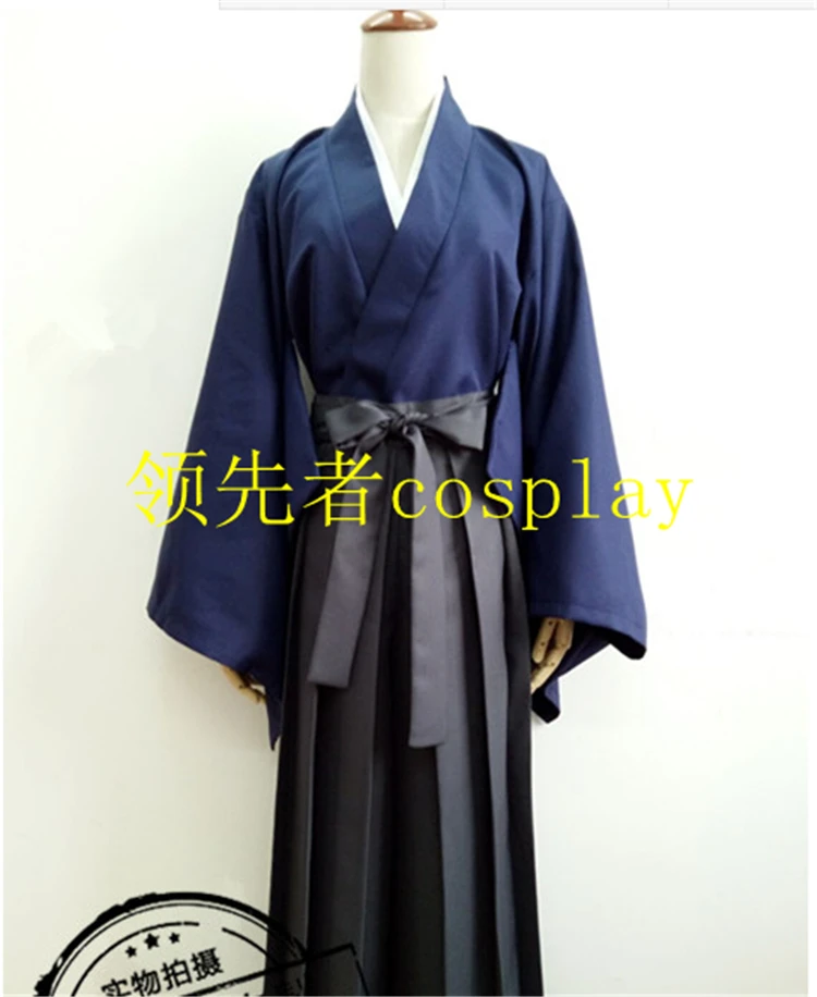 Аниме! Костюм для косплея руруни кенсин химура хитокири Баттосай кимоно Кендо