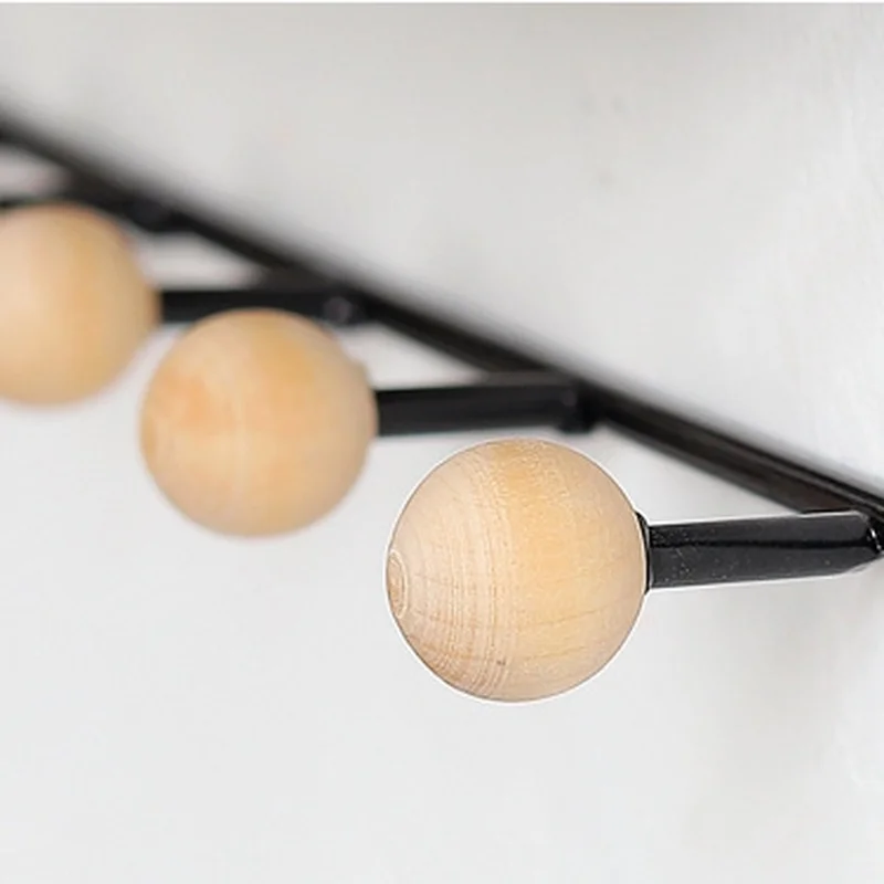 

Ins Simple Nordic Wrought Iron Mesh Coat Hook Racks Creative Home Living Room Bedroom Wall Punch-free Wall-mounted Storage Rack