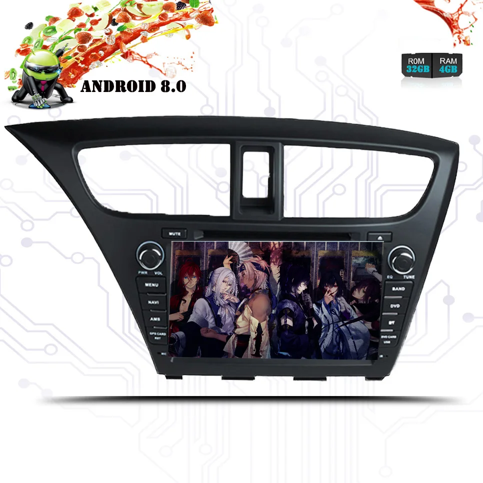 Восьмиядерный Android 8 1 2 Гб RAM WIFI DAB + автомобильный DVD мультимедийный плеер Радио