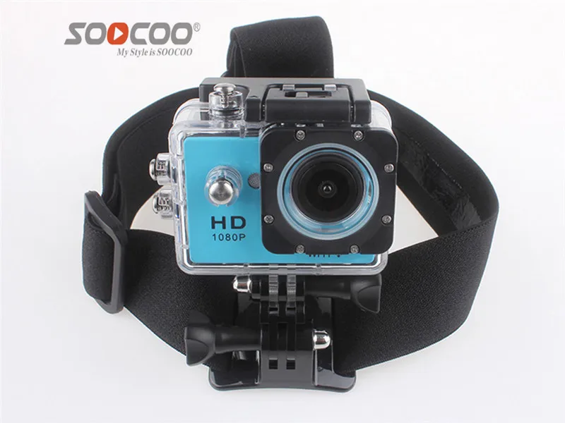Ремень на голову для Gopro Эластичный регулируемый ремень с креплением