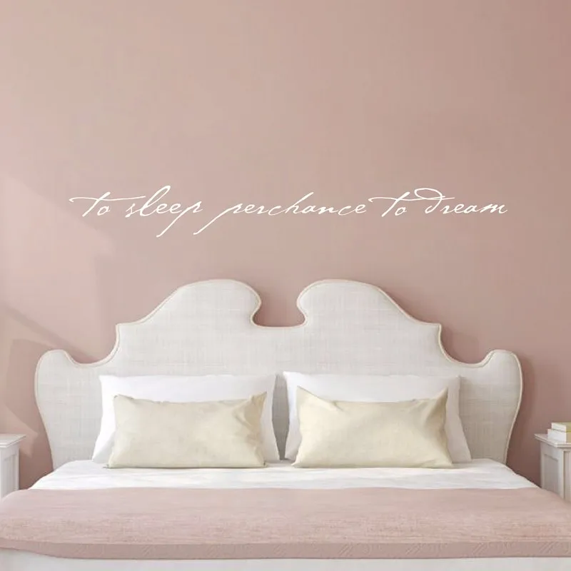 115x15 см Цитата Шекспира-To Sleep Perchance to Dream-Art надпись виниловая наклейка на стену декор для спальни, L2061