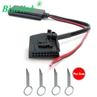 Biurlink 18 Pin Беспроводной аудио передачи приемник Bluetooth модуль Aux аудио кабель-адаптер для Volkswagen для Audi RNS2 MFD2 компакт-дисков хост
