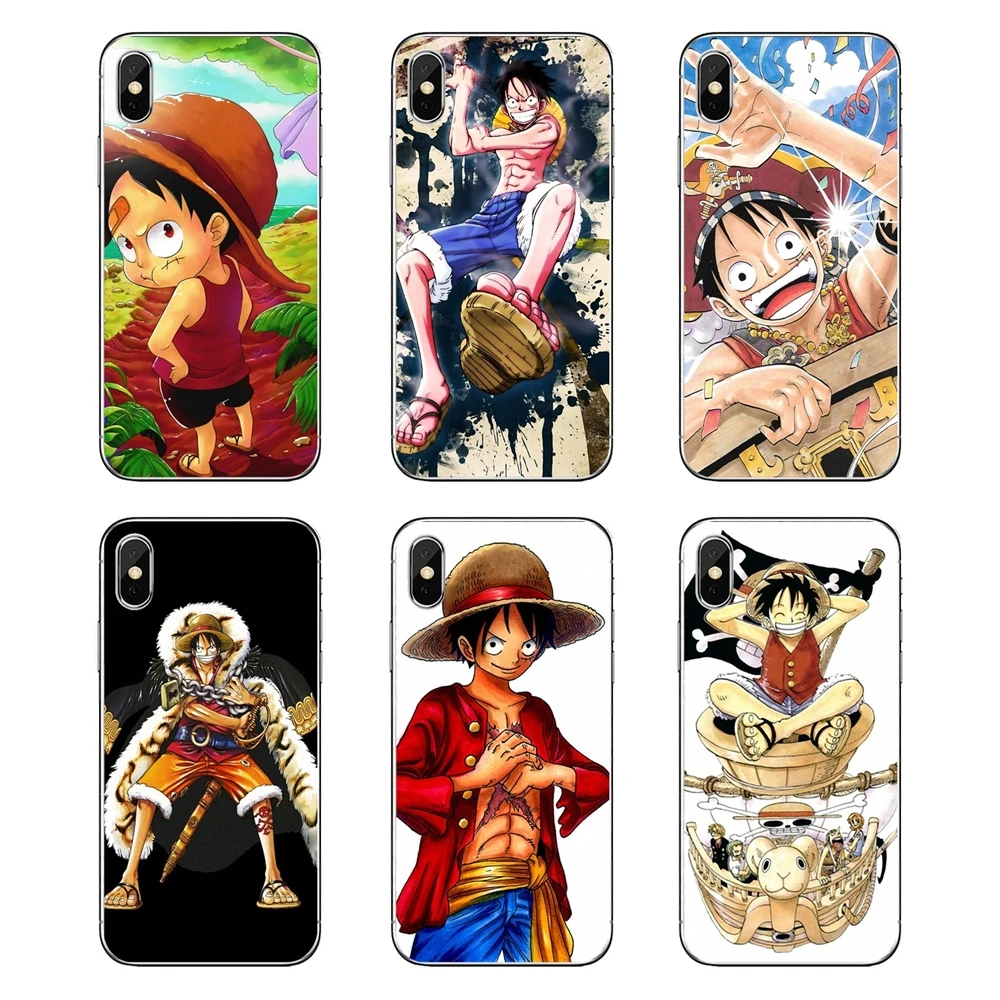 Чехол для телефона с японским мультипликационным принтом Обезьяна D Luffy ACE