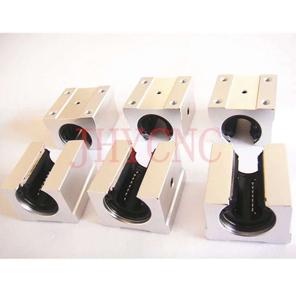 6 комплектов линейных рельсов SBR16/20 + SFU1605 шариковый винт 3 BK12/BF12 DSG16H гайка муфты для