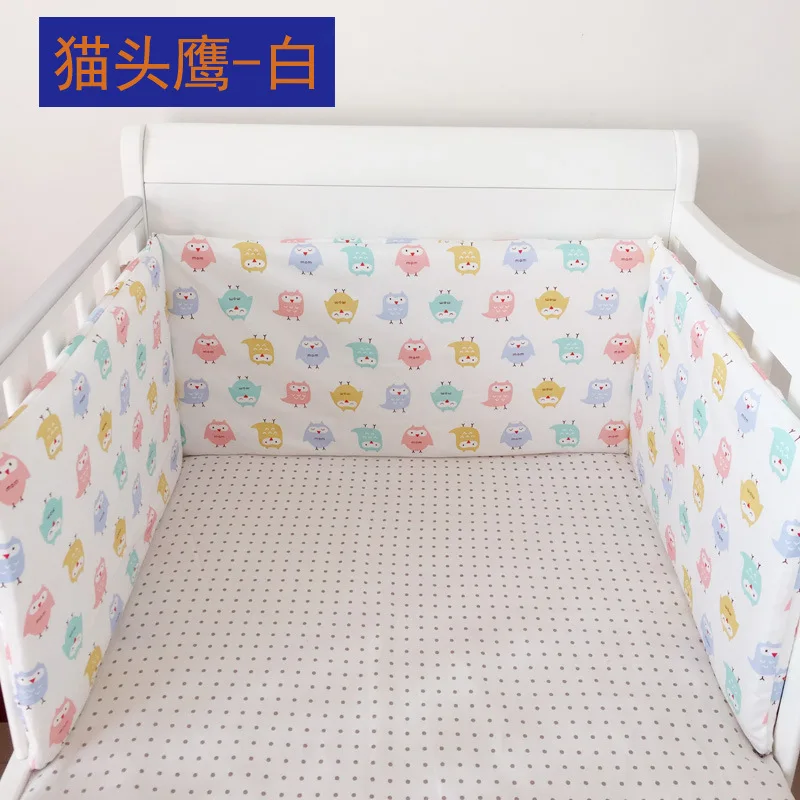 Бампер для детской кроватки u образные съемные хлопковые бамперы новорожденных