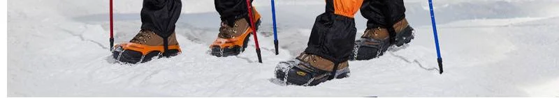 Зимний туризм Crampon противоскользящая обувь портупея цепь крышка лыжный лед снег аксессуар