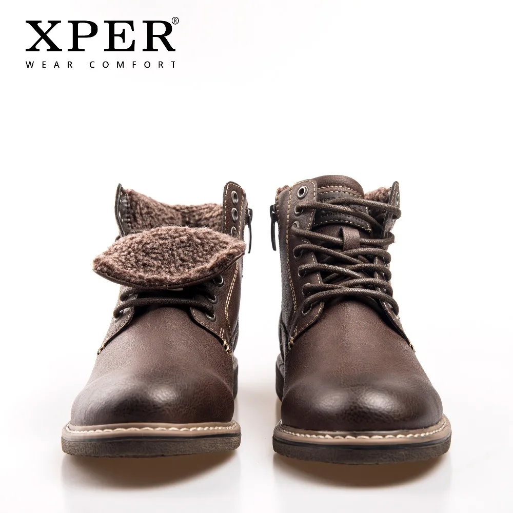 XPER/брендовые водонепроницаемые мотоциклетные ботинки Мужская зимняя обувь на