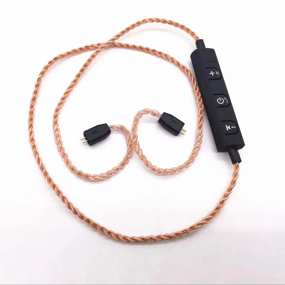 MMCX Bluetooth Сменный кабель для Shure SE215 SE535 SE846 Sennheiser ie80 ie8I наушники UE 2 Pin TF10 W4R ZST ZS3 гарнитура