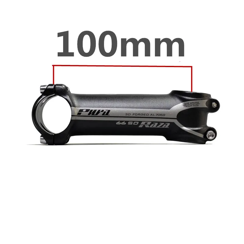 100mm puraraza легкий 3D 7050 алюминиевый сплав стержень для дорожного велосипеда MTB велосипедный подъемник 31,8*60/70/80/90/100/110 мм 6 градусов - Цвет: 100mm